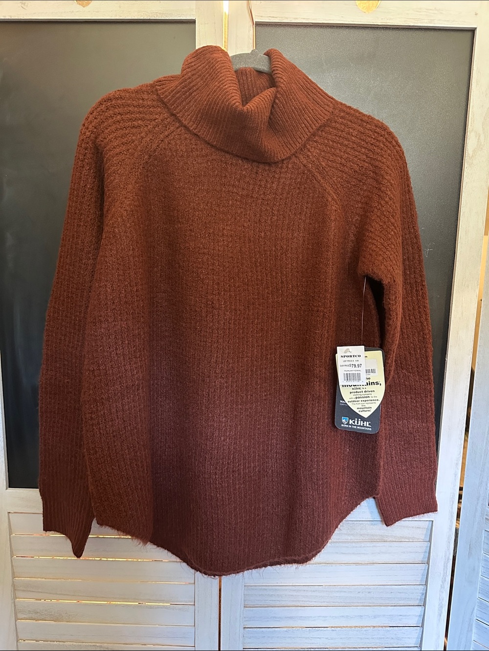 Kuhl Turtleneck Sweater in Rusty Brown - Women
